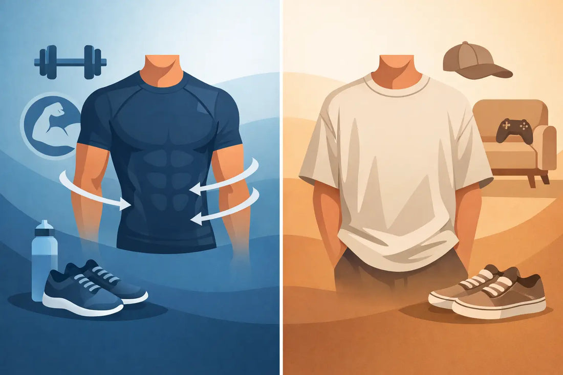 Compression Shirts vs Oversized Tees